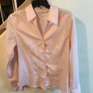 Calvin Klein, Baby Pink Button Down, Long Sleeve Shirt